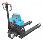 2ton Load Capacity Electric Pallet Jack Forklift With Weighing Scale for sale