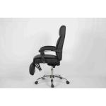 Multi function Home Office Computer Chair PVC Leather High Back Recliner With Footest
