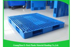 China Single Faced Plastic Euro Pallets 100% Virgin HDPE Ventilated For Warehouse supplier