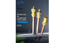 China 1/8 Brass Valve Heat Exchanger Components For Refrigerator supplier