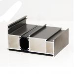 0.8-2.0mm Thickness Thermal Break Aluminum Windows Profiles Powder Coated Surface for sale
