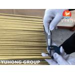DIN17660 CuZn20Al2 F39, UNS C68700 Seamless Aluminums Brass Tube For Heat Exchanger