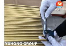 China DIN17660 CuZn20Al2 F39, UNS C68700 Seamless Aluminums Brass Tube For Heat Exchanger supplier