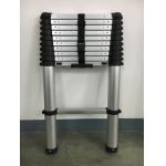 China En131 Silver 2.6m Aluminum Telescopic Extension Ladder for sale