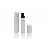 Portable Shiny Silver Aluminum Refillable Perfume Spray Bottle Bottom Filled Type for sale