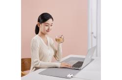 China Recyclable Wireless Charging Desk Mat , Ultraportable Luxury Leather Desk Pad supplier