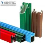 Customerized Aluminum Window Extrusion Profiles Wooden Finished 6005 / 6061 / 6063 for sale