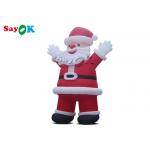 Oxford Cloth Advertising Inflatable Santa Christmas Decoration for sale