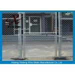 Diamond Hole Chain Link Mesh Fence Galvanized Wire Mesh For Sports Ground Barrier for sale