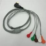 Leadwires Electrode Snaps , One Piece Holter Monitor parts DMS 300 Series for sale
