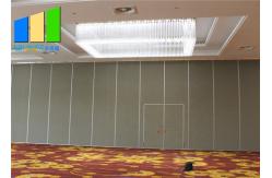 China Hanging System Laminate Sound Proofing Foldable Room Dividers With Wheels supplier
