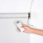 2.4G 2.3m Electric Blackout Blinds Alexa for sale
