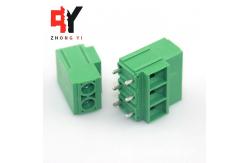 China 3 Poles Pcb Mount Screw Terminal HQ135T-10.16mm Electric supplier