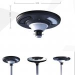 High Quality Solar UFO Garden Light RGB Color With Light Sensor And Remote Controller For Garden Park And Road for sale