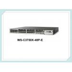 Cisco Enternet Network Switch WS-C3750X-48P-E 48 PoE Port Professional High Scalability for sale