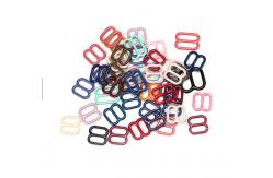 China DTM Nylon Coated Plastic Bra Strap Adjuster Slider supplier