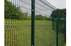 China 3d Curved Welded 1.23m Height Wire Mesh Garden Fence For Panel supplier