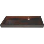 Rectangular Shape Hotel Towel Tray Resin Fake Ox Horn 275*120*H24mm for sale
