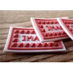Personalized 3D Rubber Patches For Clothes / Hat Eco - Friendly