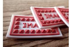 China Personalized 3D Rubber Patches For Clothes / Hat Eco - Friendly supplier