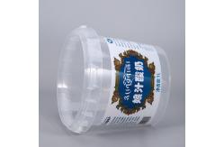 China Custom Logo IML Plastic Cheese Ice Cream Packaging Box with ISO9001SGS Certificate supplier