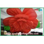 Wedding Inflatable Lighting Decoration /  Red Inflatable Flower Lighting for sale