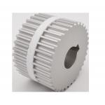 Silver Customisable Synchronous Aluminium Pulley Wheel Custom Machined Parts