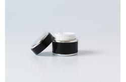 China Small marble 50 g Plastic Cosmetic Jar empty Face Cream Containers in stock supplier