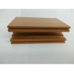 Light Brown Wood Finish Aluminium Profiles For Cabinet Closet Sliding Door for sale