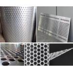 304 Stainless Steel Punching Metal Sheet Perforated Metal Mesh With Various Patterns Punching Hole Mesh for sale