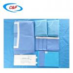 Gynecological Disposable Laparotomy Pack Drapes In Medical Customizable for sale