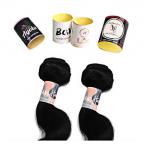 Custom Hair Extension Security Seal Label , Hair Bundle Labels