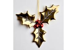 China Festive Gleam Holly Ornament Add A Festive Touch To Wreaths And Garlands supplier