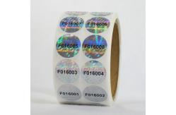 China Holographic Cold Resistant Anti Counterfeit Label Support Customized Thickness supplier