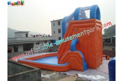China Customized Waterproof Outdoor Inflatable Water Slides , Children Inflatable Water Pool Slide supplier