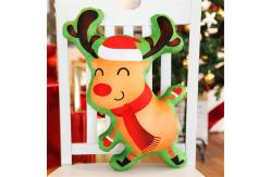 China Durable Smooth Surface Santa Claus Reindeer Stuffed Animal 20cm Cuddly Gift supplier
