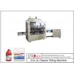 1L-1 Gallon Automatic Corrosive Liquid Filling Machine PLC Inline For Cleaner for sale