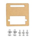 Plexiglass SG90 RC Servo Mounting Bracket With Screws