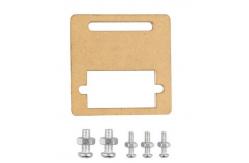 China Plexiglass SG90 RC Servo Mounting Bracket With Screws supplier