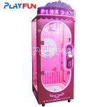 Indoor Pink Date doll Aluminum Rail Crane Claw Scissors Vending coin operated skill  Arcade game  Machines cut  prize  m for sale