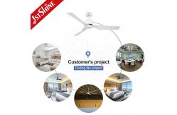 China White ABS Blades No Light DC Motor Ceiling Fan With Remote Control supplier