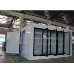 Supermarket Refrigeration Cold Storage Room With Glass Door 8500L Walk In Cooler Blast Freezer for sale