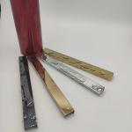 JIS Stainless Steel Tile Trim U V Profile Decorative With Color Plating for sale