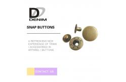 China Fashionable Round Brass Buttons , Strong Rigidity Custom Snap Buttons supplier