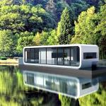 Outdoor 40ft Beach Prefabricated Homestay Apple Capsule Cabin House for sale
