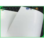 Litho coated Couche Paper 80 85 90 gram One Side Coated in Ream / Roll Package for sale