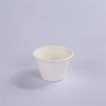 Sustainable Biodegradable 4oz Sugarcane Bagasse Disposable Hot Cups With Lids for sale