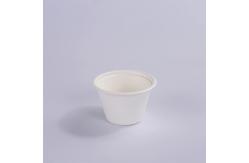 China Sustainable Biodegradable 4oz Sugarcane Bagasse Disposable Hot Cups With Lids supplier