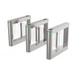Automatic SS304 Acrylic swing barrier turnstiles Face Recognition For Apartment for sale