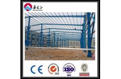 China Sloping Roof Warehouse Prefabricated Buildings Recyclable Steel Frame Workshop supplier